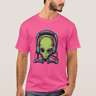 Camiseta Presente de Humor Espacial Universo OVNI Alien Div