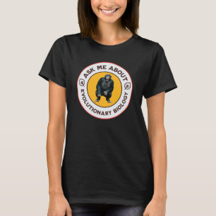Camiseta Presente de Humor Nerd de Biologia da Evolução Div