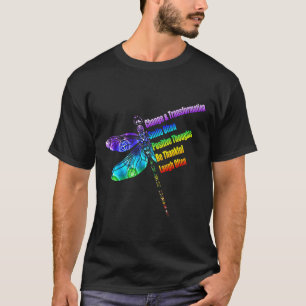 Camiseta Presente de Insração Motivacional Feminina Libélul