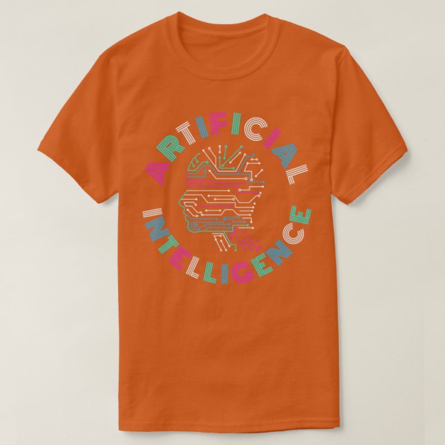 Camiseta Presente de Inteligência Artificial AI (Frente do Design)