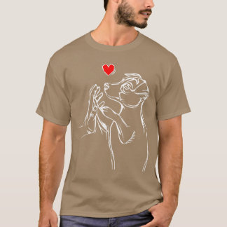 Camiseta Presente de Jack Russellerrier Amor Wifey Cachorro
