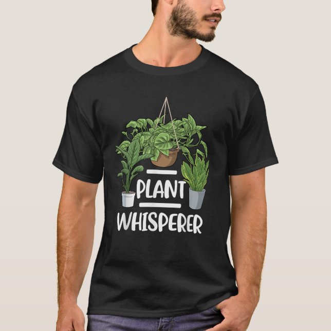 Camiseta Presente de jardinagem para quem fala com plantas  (Frente)