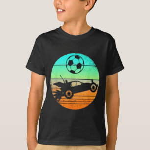 Camiseta Presente de Jogo de Carro de Futebol RC Foguete Es