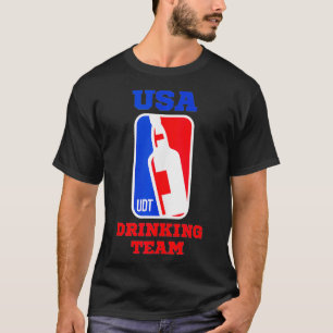 Camiseta Presente de Jogo de Cerveja da Equipe Funny Party 
