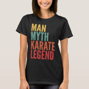 Camiseta Presente de Karate Homem Mito Lenda do Karate