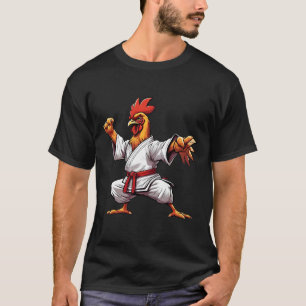Camiseta Presente de Karate Taekwondo Judo Kung Fu Galo Fra