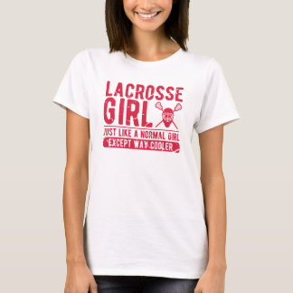 Camiseta Presente de Lacrosse Garota - LAX feminino - Lacro
