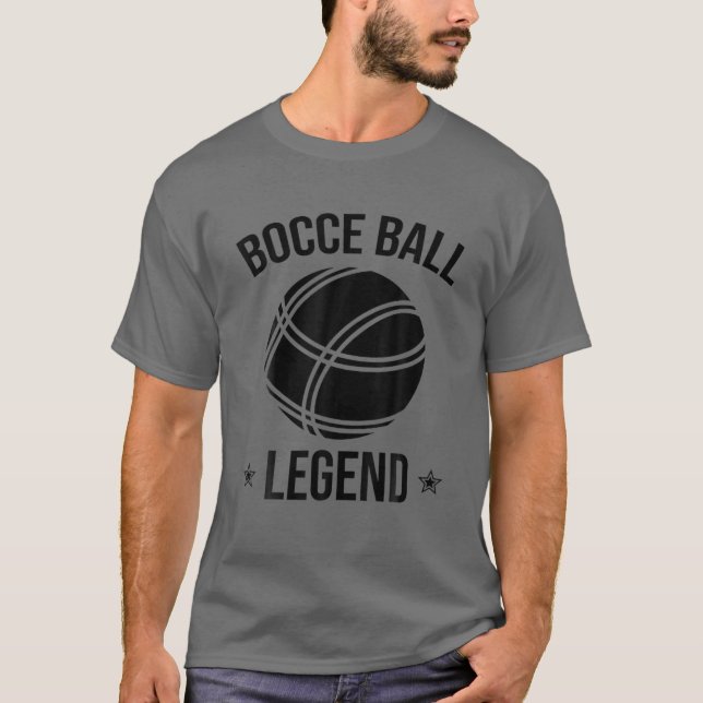 Camiseta Presente de Legenda de Bocce legal | Boliches Funn (Frente)