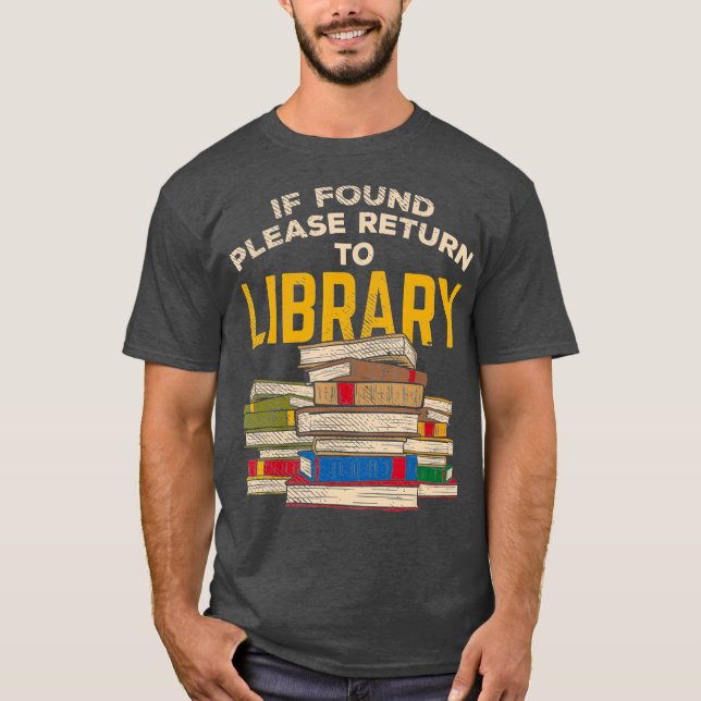 Camiseta Presente de Leitura Engraçado da Bibliotecária (Frente)