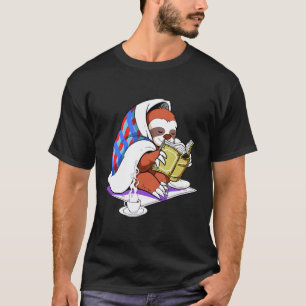 Camiseta Presente de Leitura Fofo Design Bibliotecário Preg