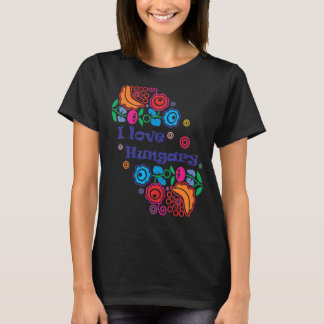 Camiseta Presente de lembrança da Hungria para mulheres mas