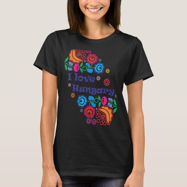 Camiseta Presente de lembrança da Hungria para mulheres mas (Frente)