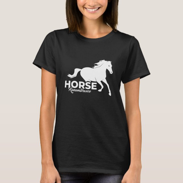 Camiseta Presente de Lembrança de Cavalo (Frente)