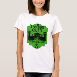 Camiseta Presente de Liberação da Prisão Saia da Cadeia 