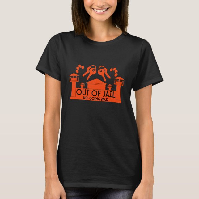 Camiseta Presente de libertação fora da prisão (Frente)