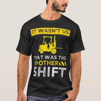 Camiseta Presente de logística do empilhador de empilhador