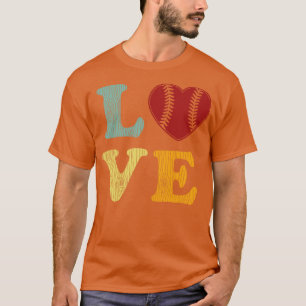 Camiseta Presente de Lover de Baseball com Texto Retroativo