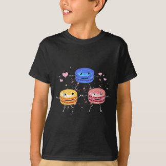 Camiseta Presente de Macaroon de Cheerleading Fofo Delicios