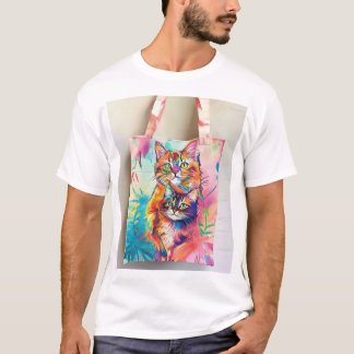 Camiseta Presente de Mãe de Gato