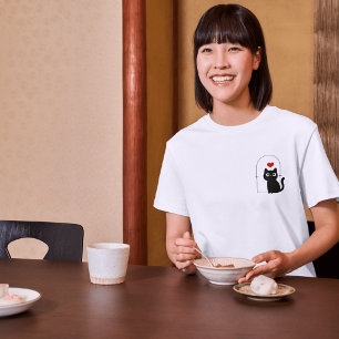 Camiseta Presente de Mãe de Gato Amante de Gato Fofo