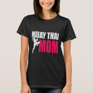 Camiseta Presente de Mãe de Muay Thai Mulheres Boxe Kickbox