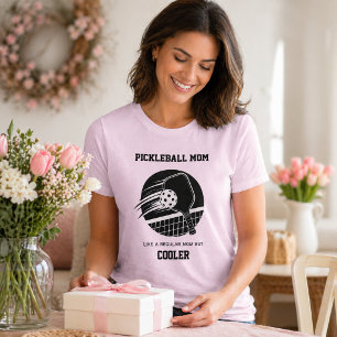 Camiseta Presente de Mãe de Pickleball da Moda -