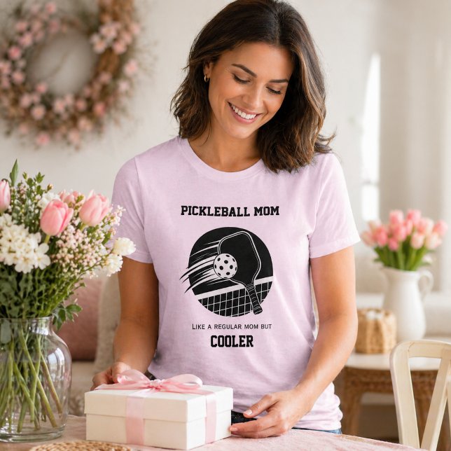 Camiseta Presente de Mãe de Pickleball da Moda -  (Criador carregado)