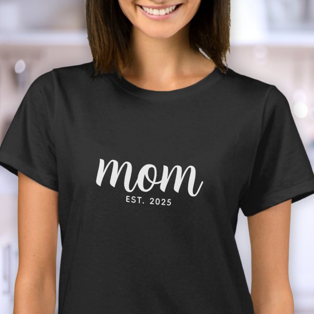 Camiseta Presente de Mãe Estabelecida (Criador carregado)