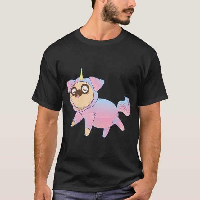 Camiseta Presente de Mãe Retro Pug Dono de Puggle Mãe Pet M (Frente)