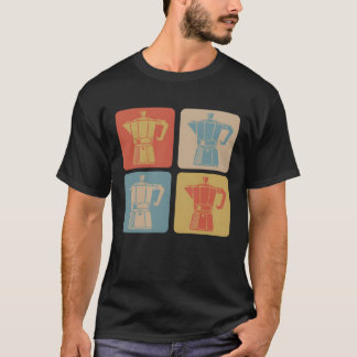 Camiseta Presente de Máquina de Café Espresso Retro