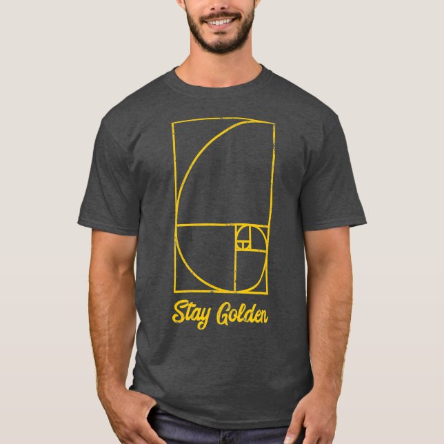Camiseta Presente de matemática de Geek engraçado para Ouro (Frente)