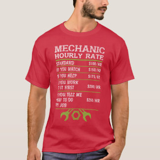 Camiseta Presente de Mecânico de Carros retrô