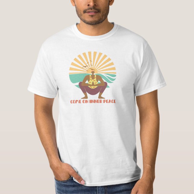 Camiseta Presente de Meditação Yoga (Frente)