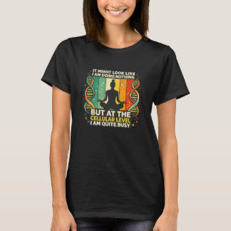 Camiseta Presente de Meditação Yoga para Amantes de Zen