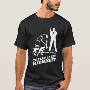 Camiseta Presente De Meia-Noite De Ameaça Para Homens Menor