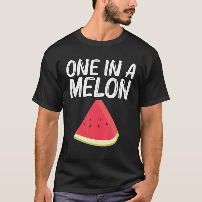 Camiseta Presente De Melancia legal Para Homens, Fruta Verm (Frente)