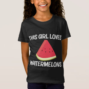 Camiseta Presente De Melancia legal Para Meninas Crianças V