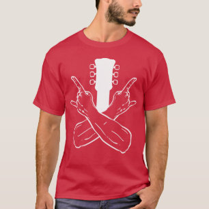 Camiseta Presente de membro da orquestra de mão cruzada de
