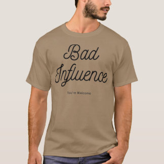 Camiseta Presente de Menina Má com Design Divertido de Má I