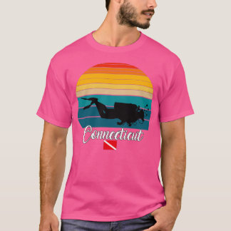 Camiseta Presente de mergulho em Connecticut Scuba