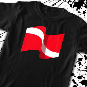 Camiseta Presente de mergulho Scuba - Sinalizador de mergul