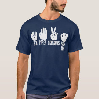 Camiseta Presente de Mesa de tesoura de papel de carpinteir
