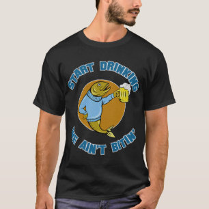 Camiseta Presente de minhoca para peixes de pesca
