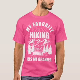 Camiseta Presente De Montanha Para O Avô Meu Hikin Favorito
