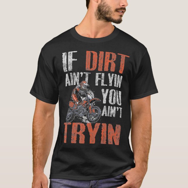 Camiseta presente de motocross Dirt Bike Racing (Frente)
