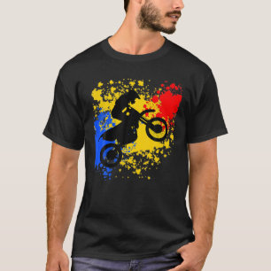 Camiseta Presente de Motocross MX de Moto de Trilha para Ga