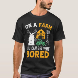Camiseta Presente de motorista do trator agrícola agrícola 