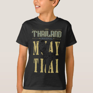 Camiseta Presente de Muay Thai Kickboxing Original da Tailâ