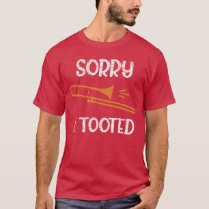 Camiseta Presente de música da banda marcial de trombonista