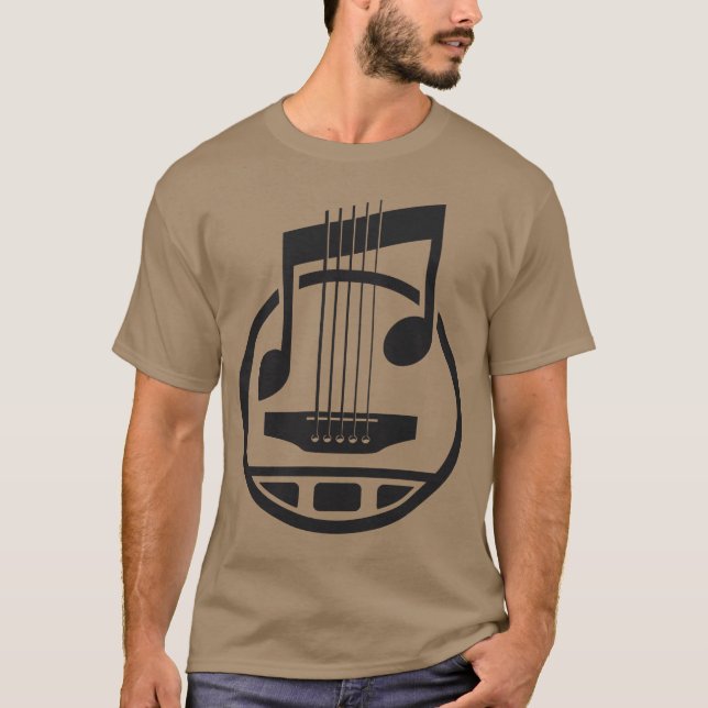 Camiseta Presente de Música de Guiter (Frente)
